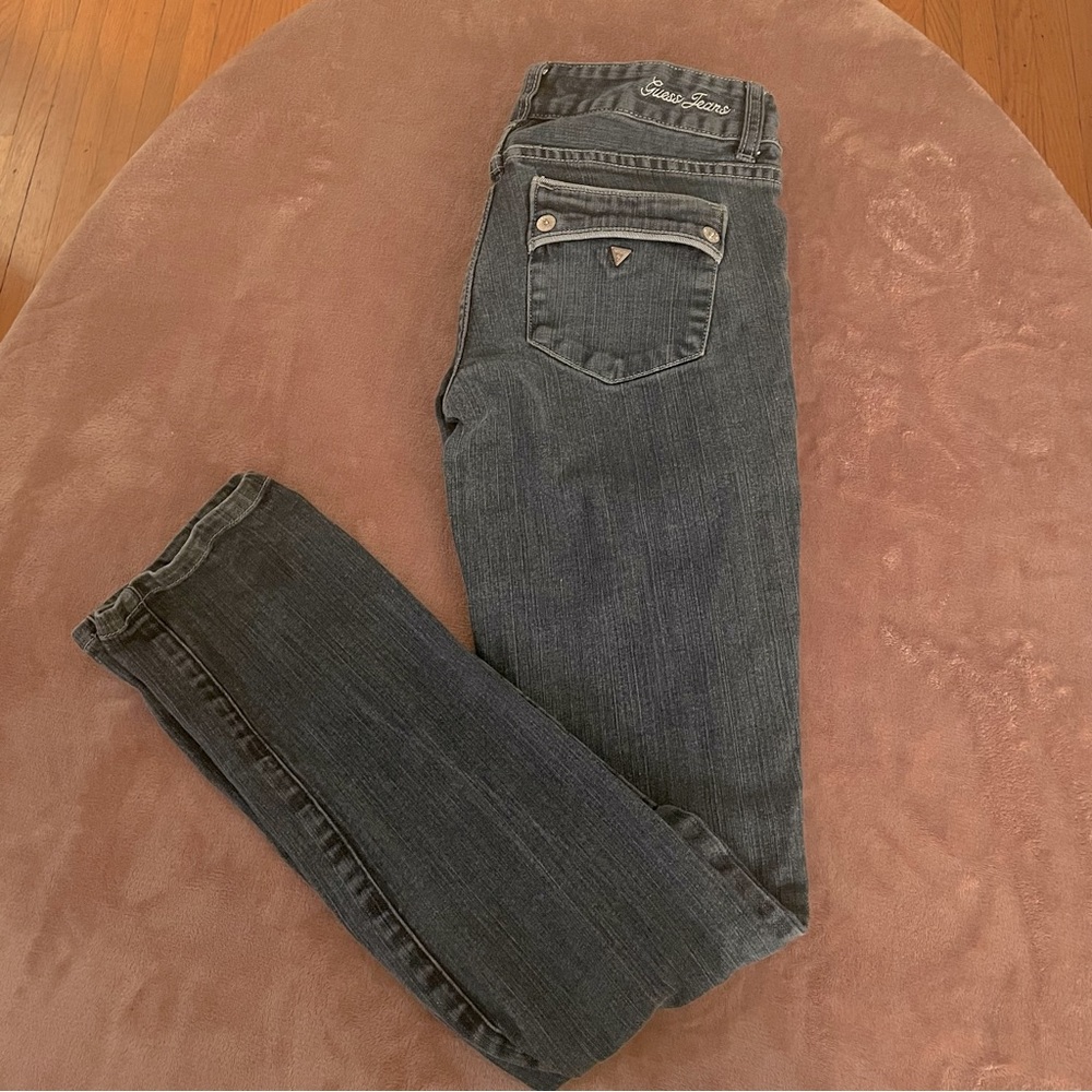 Guess blue jeans.